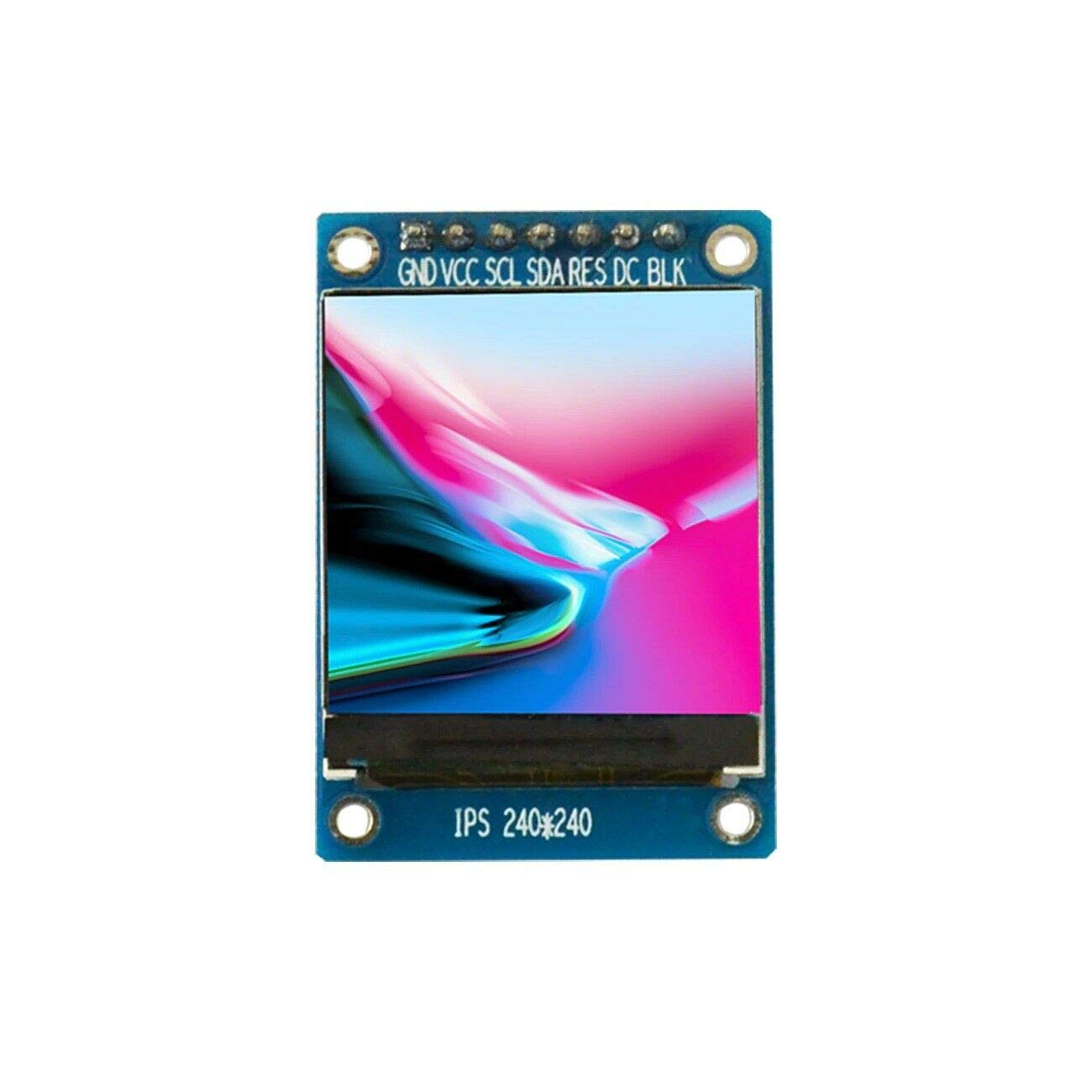 2 Pezzi Modulo Schermo LCD 1.3 Pollici IPS HD TFT ST7789 240x240 - Display A Colori Per Arduino E Progetti Fai Da Te