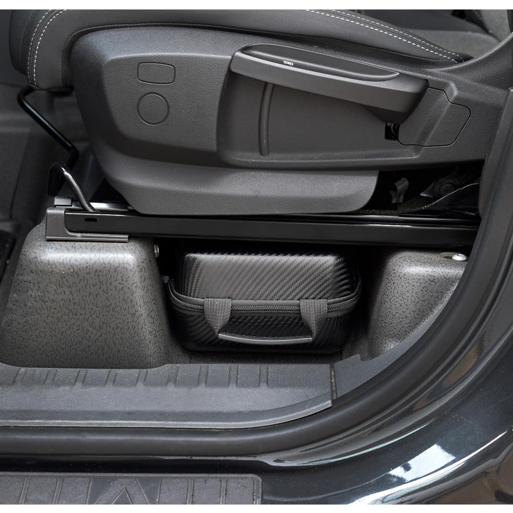 Caja de almacenamiento bajo asiento para INEOS Grenadier Juego de 2 unidades, ajuste perfecto, con cremallera, separadores extraíbles, resistente, asa lateral, accesorios, caja de almacenamiento