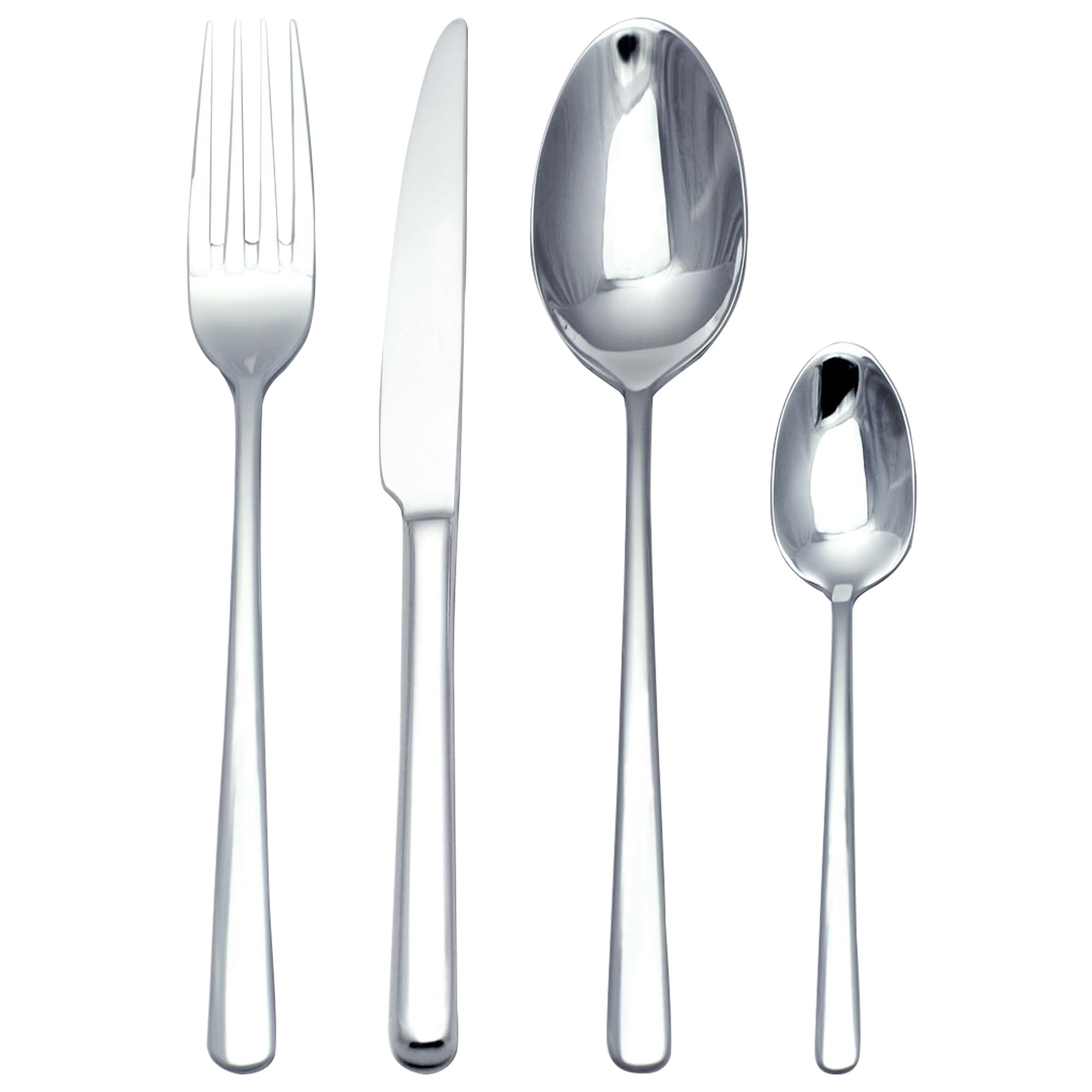 KARL HAUSMANN Besteck Set für 6 Personen - 24-Teilig - Essbesteck Spülmaschinenfest Rostfrei - Besteckset aus Edelstahl 18/10 - Cutlery Set 6 People - Silverware Set - Bestecksets - Camping Besteck