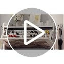 DWVO Farmhouse Shoe Storage Cabinet with 3 Flip Drawers, Slim Shoe Cabinet for Up to 24 Pairs, Narrow Shoe Rack for Entryway, Living Room, Hallway (Vintage White)