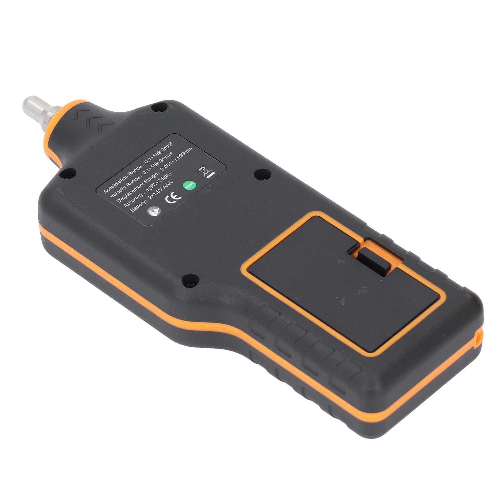 Digitales Vibrationsmessgerät, Handvibrometer mit Sonde Zur Beschleunigungs-Weg-Messung, Industrieausrüstung, Vibrationsanalysator für Maschinenwartung und