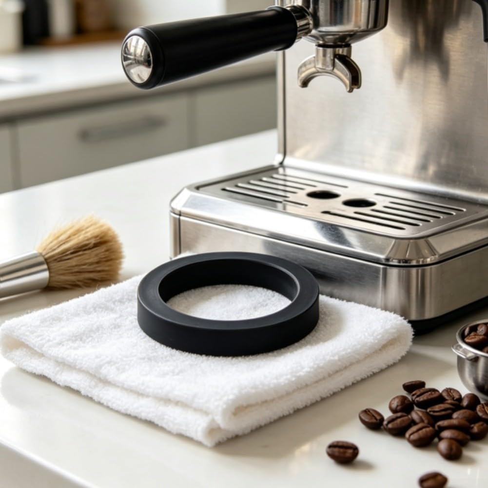 Junta de Sellado para CARIMALI 4 Unidades Anillo de Goma al Calor para Máquina de Café para espresso Repuesto 7x7x1cm