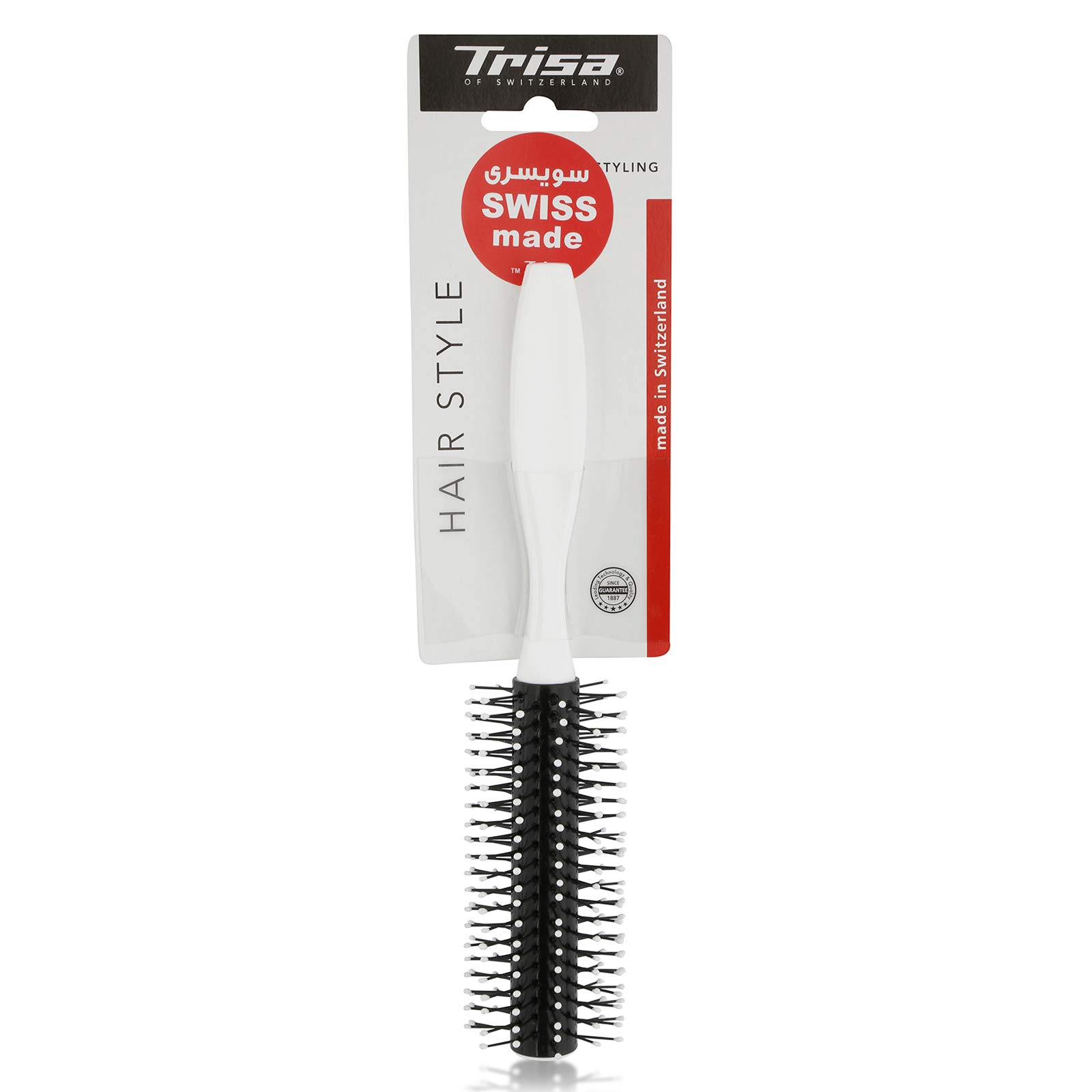 Trisa hairbrush Hair style swiss made detangle