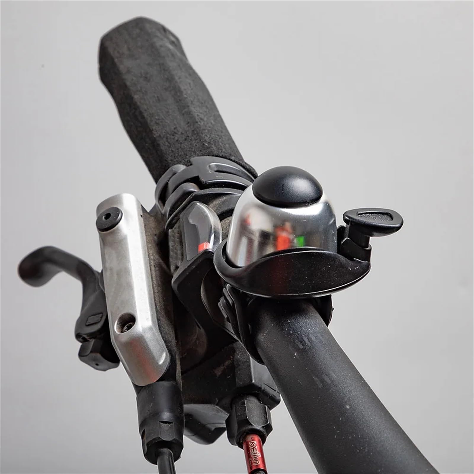 Campanello per bicicletta 8pcs bici da strada classico in alluminio regolabile di sicurezza elastico di avvertimento anelli di allarme bici corno bicicletta campana anello campane