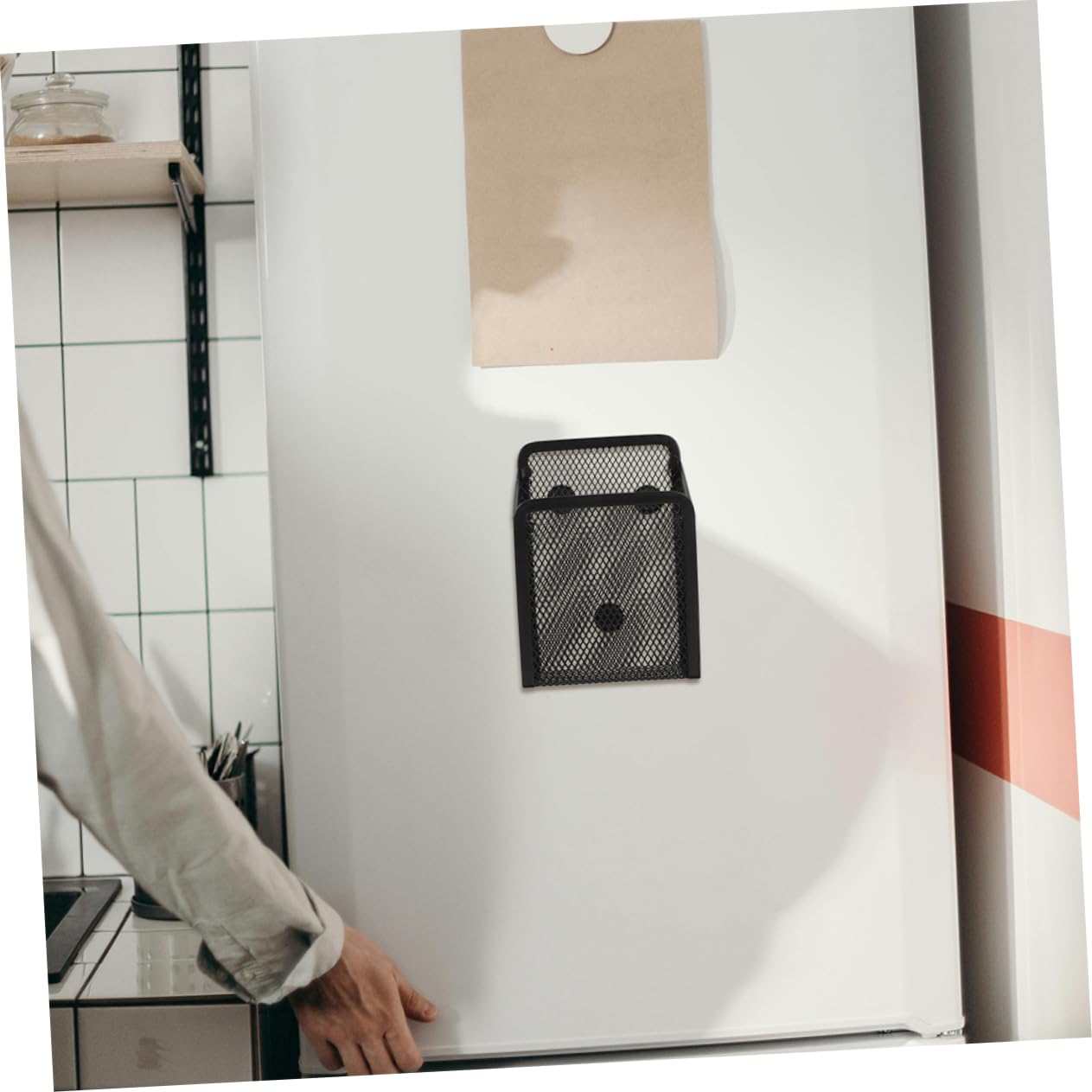 Operitacx 4pezzi Portapenne Magnetico Per Ufficio e Scrivania Organizer Multiuso Per Cancelleria Contenitore Magnetico Per Penne e Marker Per Lavagne e Spazi Di Lavoro