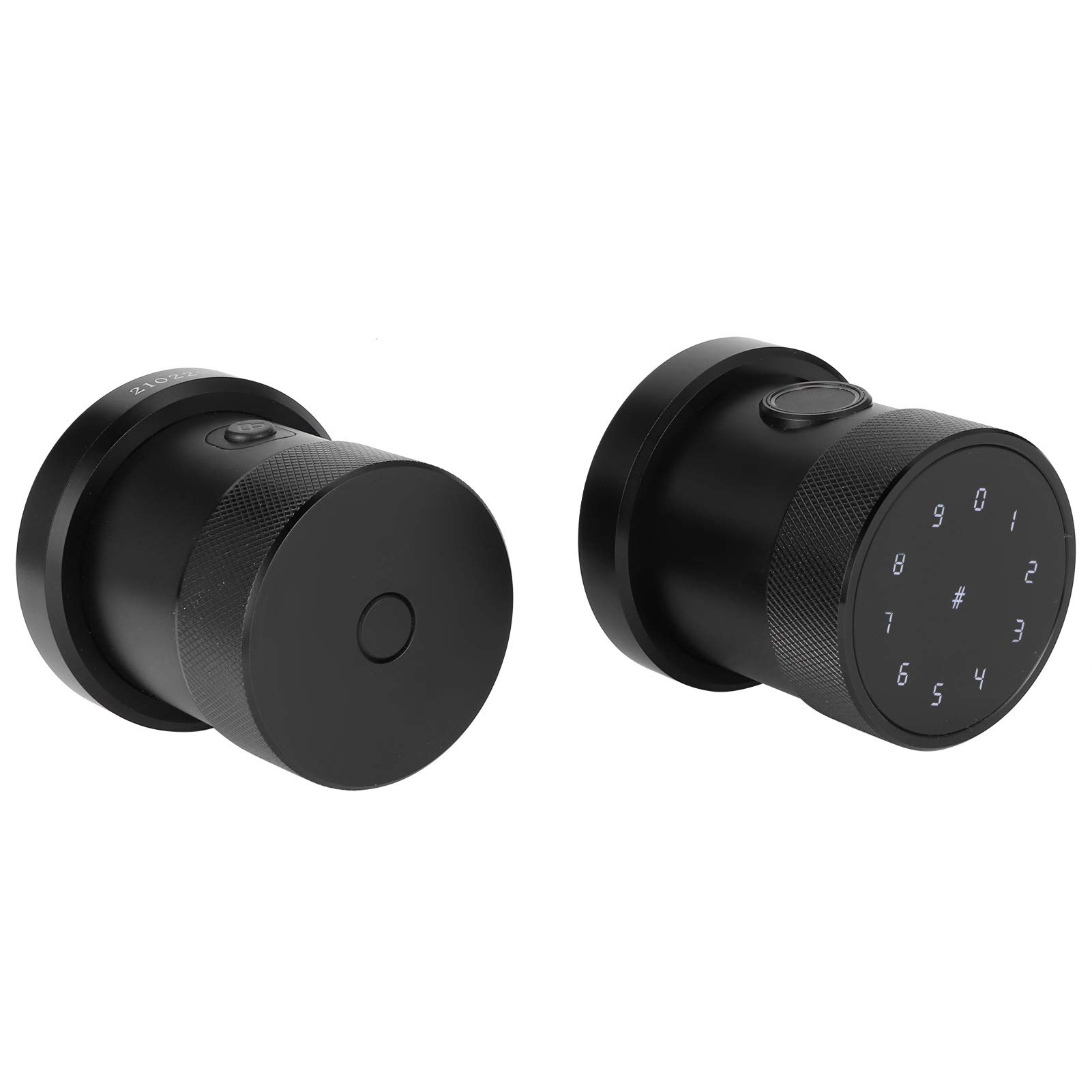 Intelligentes Türschloss-Set, Zinklegierung, Fingerabdruckschloss mit App-Passwort, IC-Kartenzugriff, 120 Fingerabdrücke, 150 Codes, Bluetooth, für Zuhause, Apartment, Hotel, Büro