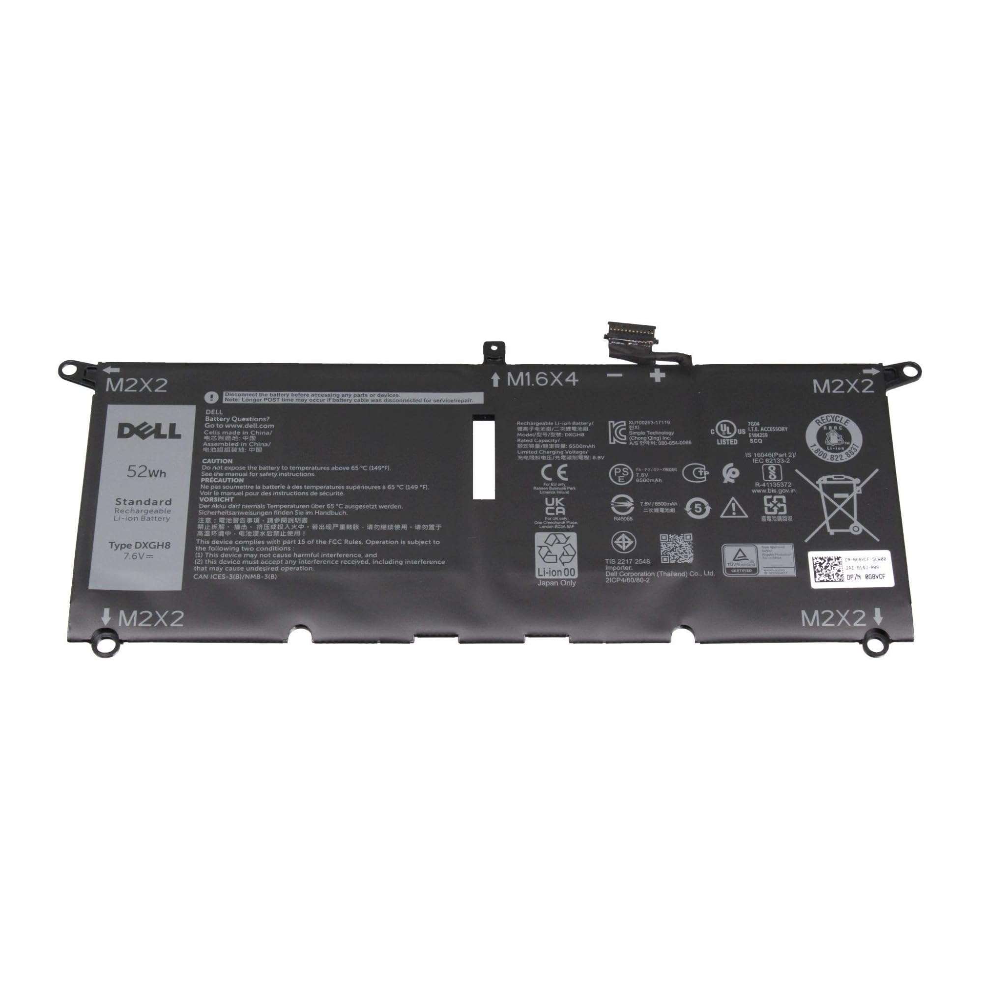 Dell Battery. 52Whr. 4 Cell.