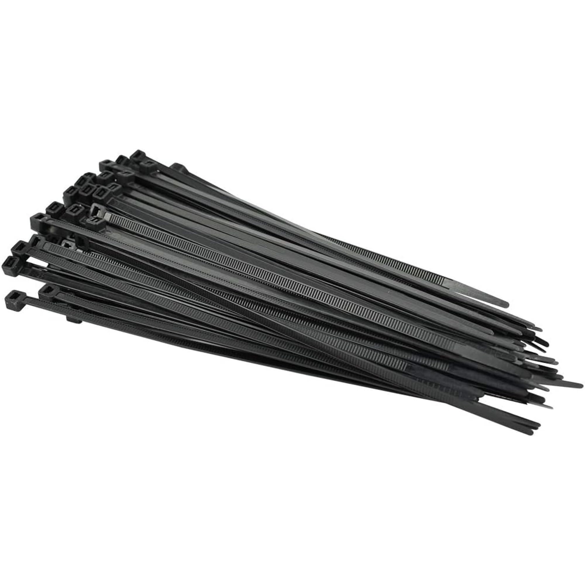 100-Pack Heavy Duty Cable Ties – 200x4.8mm - Super Strong Nylon | Self-Locking | Cable Ties for DIY, Home, & Trade Use
