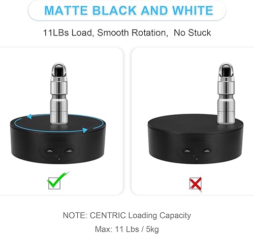 Miniatura 6 de Bosgladek Soporte de exhibición giratorio motorizado, carga de 5 pulgadas11 libras, plataforma giratoria de 360 para relojes de joyería, modelos 3D,