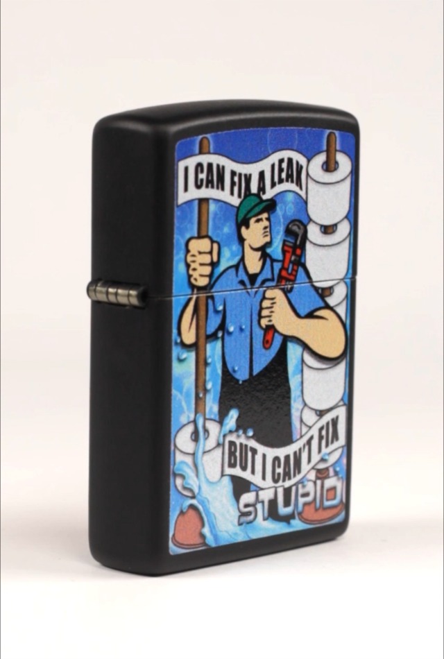 Amazon.com: Zippo Custom Lighter - I Can Fix A Leak But I Can