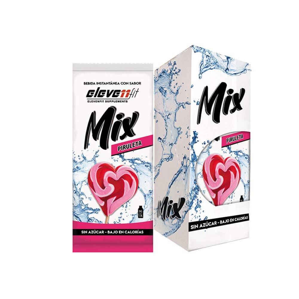 Eleven Fit Mix Instantáneo Sabor Sandia | Prepara 1.5L de Bebida Saludable, Sin Azúcar y Baja en Calorías | Ideal para Mezclar con Agua y Mejorar tu Dieta | Caja de 24 Sobres — view 6