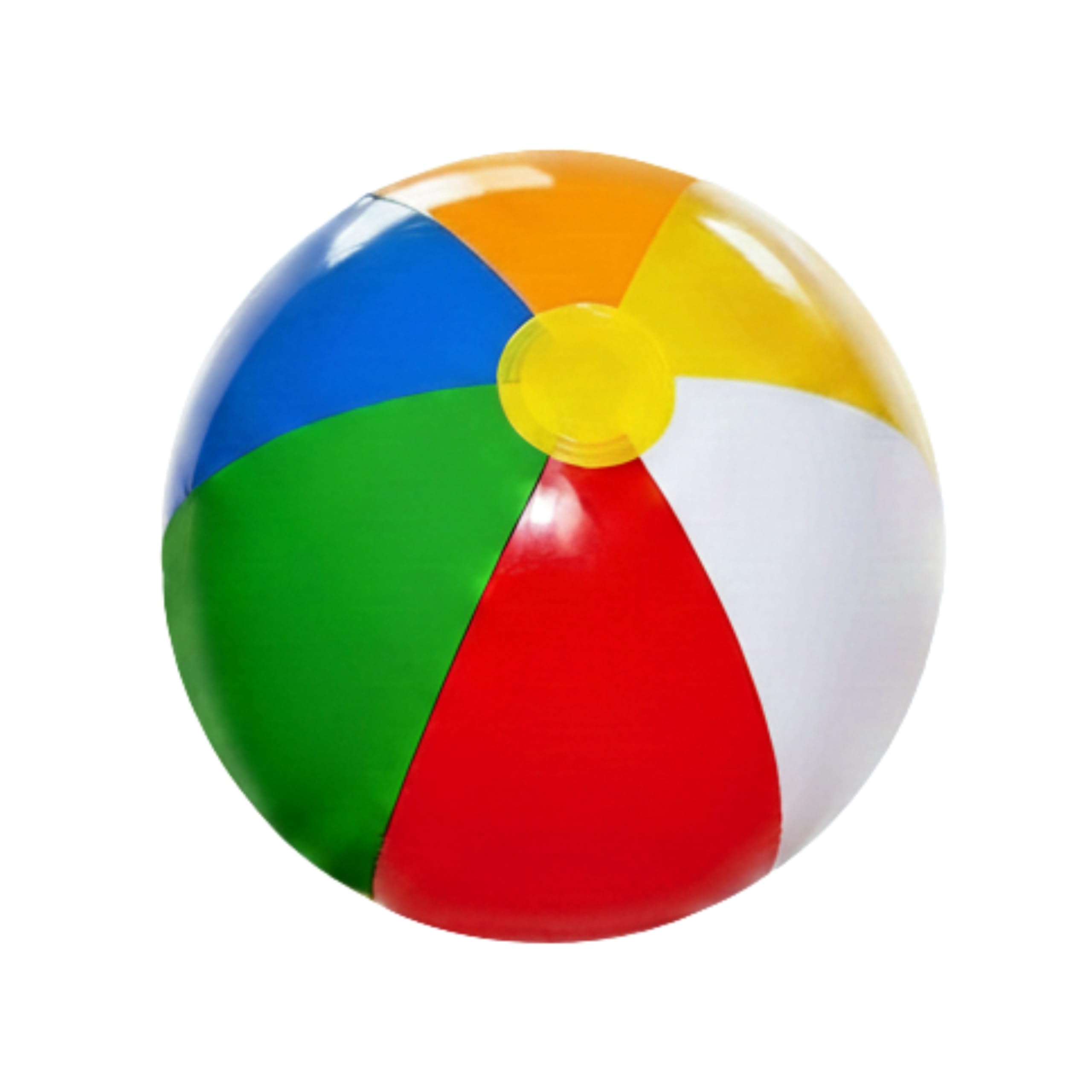 1 Pc 20 Inch Inflatable Rainbow Beach Ball, Multicolour Blow Up Pool Toy for Swimming Pool Parties, Summer Outdoor Water Games, Holiday Beach Play, Garden Fun and Pool Party Decoration