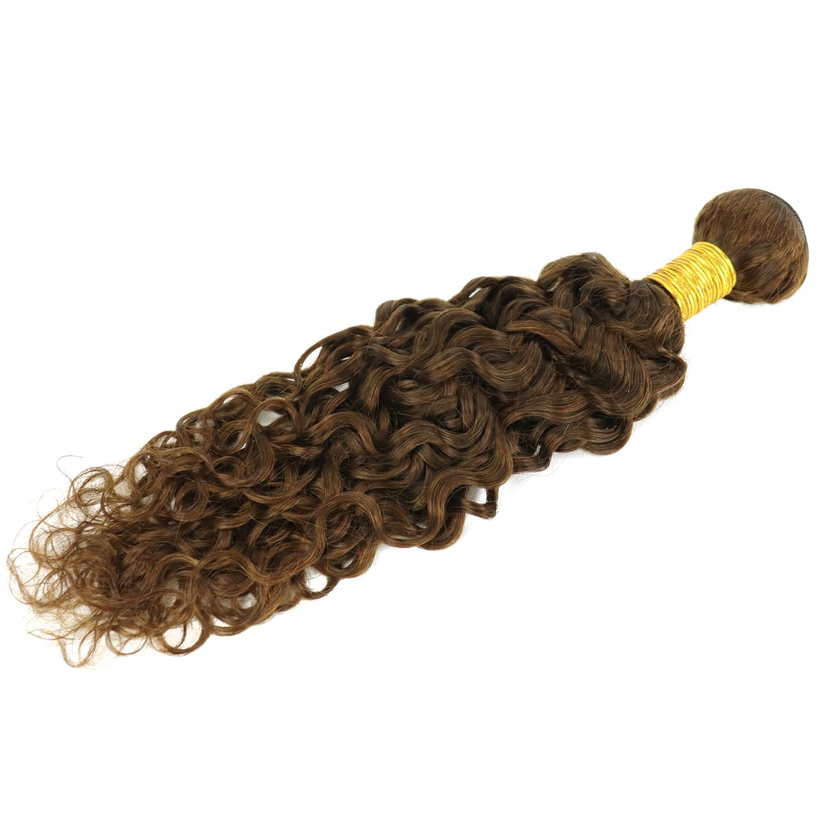 Virgin Hair Bundles doczepiane naturalne włosy, średni brąz 4# kręcone, kręcone, 8A (50-61 cm)