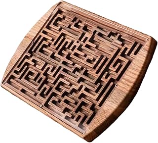 HONMEET Bola Labirinto Brinquedo Labirinto De Arame Bola Brinquedo Montessori Montanha Russa Brinquedo Montessori Brinquedo Educacional Desafio Jogo Brinquedo Labirinto De Madeira