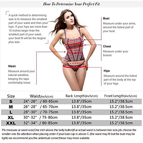 Beauty-You Steampunk women’s vintage corset made of artificial leather, with a zip - - UK 14 steampunk buy now online Beauty-You Steampunk women’s vintage corset made of artificial leather, with a zip - - UK 14 steampunk buy now online