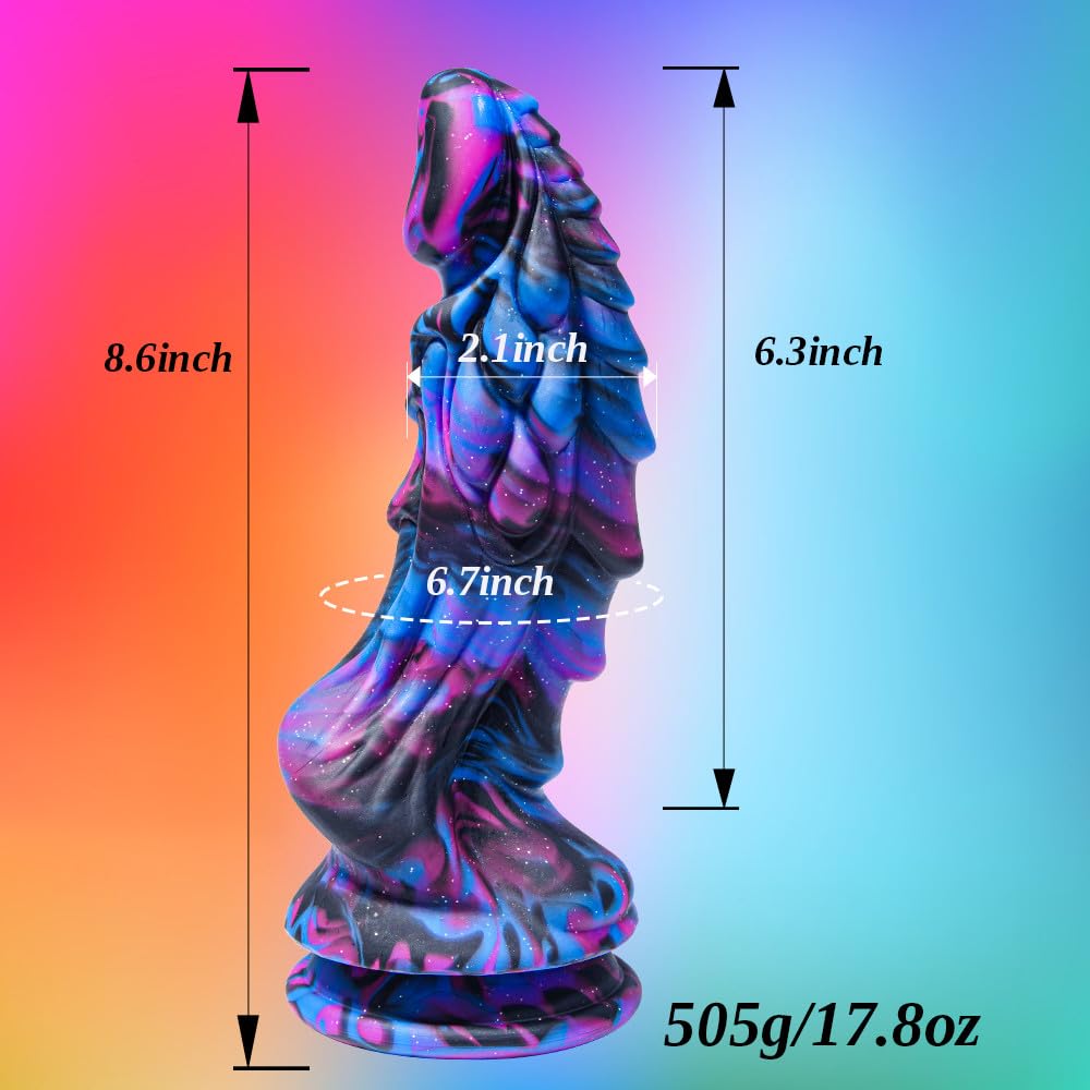 Fallo realistico da 22 cm, fallo anale, ventosa spessa e potente, gioco a mani libere, plug anale in silicone mostruoso, massaggiatore prostatico, gioco anale vaginale per donne