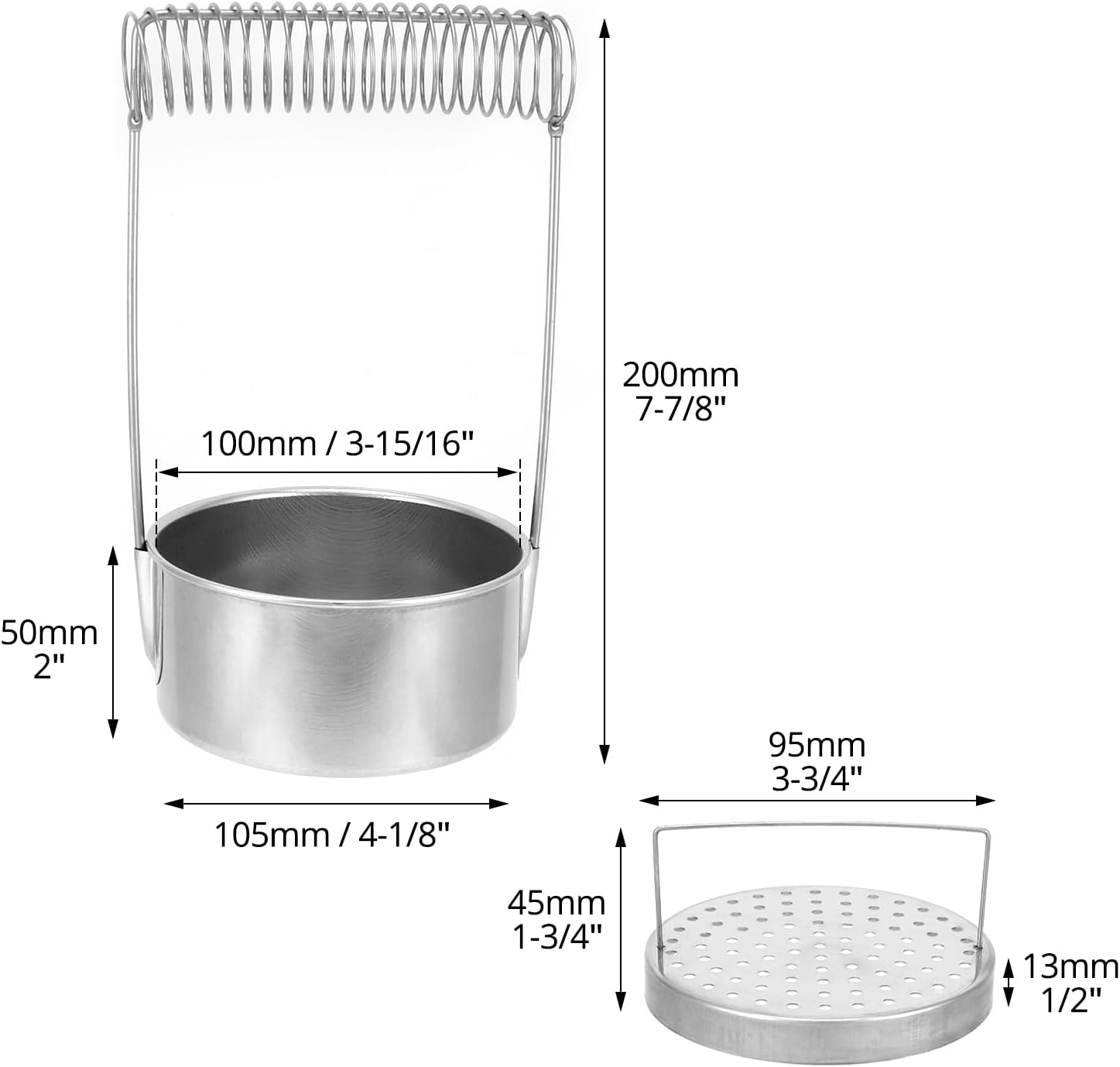 QWORK Portable Artist Brush Washer with Removable Screen, Stainless Steel Paint Brush Cleaner Tank & Spring Holder for Water, Oil, Acrylic Paints, Ideal for Artists, Students & Travelers