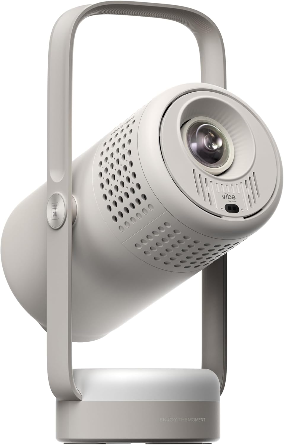 XGIMI Vibe One Batería integrada Proyector 1080p Inteligente Mini portátil, Google TV con Netflix, Sound by JBL, Soporte 160°, 1,2 h de Autonomía, WiFi, Bluetooth, (Nube Ceniza)