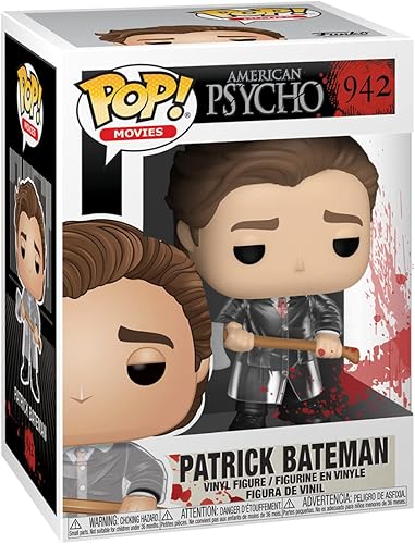 Miniatura 2 de POP American Psycho – Patrick Bateman Funko Pop! Figura de vinilo (empaquetado con funda protectora compatible con caja Pop Box), multicolor, 3.75