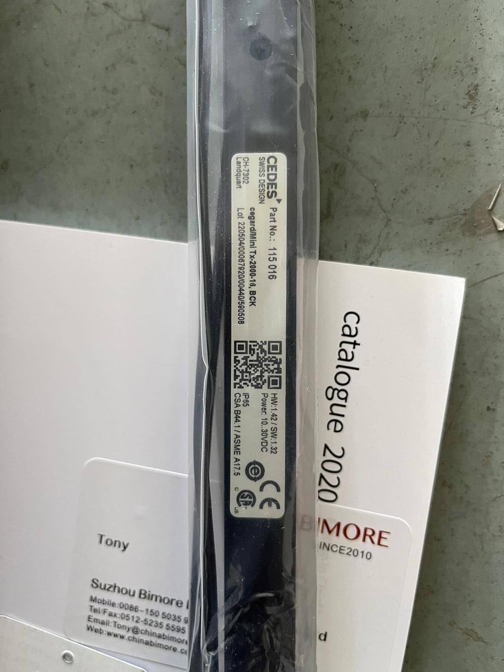 SY-RX/TX-2000-16BCK CEGARD Mini SY-2000-16 Elevator Door Sensor Elevator Light Curtain for