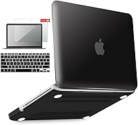 Vista 12 de IBENZER Compatible con MacBook Pro de 13 pulgadas A1278 Release 2012-2008, carcasa rígida de plástico con teclado y cubierta de pantalla para Apple