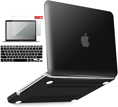 IBENZER Compatible con MacBook Pro de 13 pulgadas A1278 Release 2012-2008, carcasa rígida de plástico con teclado y cubierta de pantalla para Apple