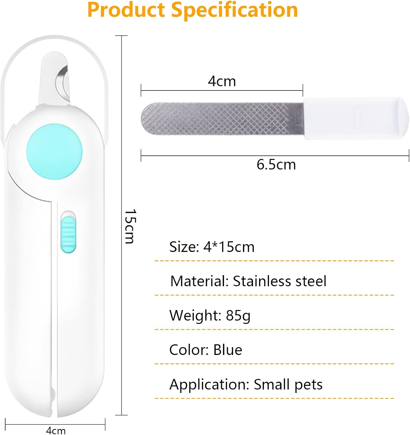 Ninonly Dog Cat Nails Clippers Dog Nail Clippers Small to Medium