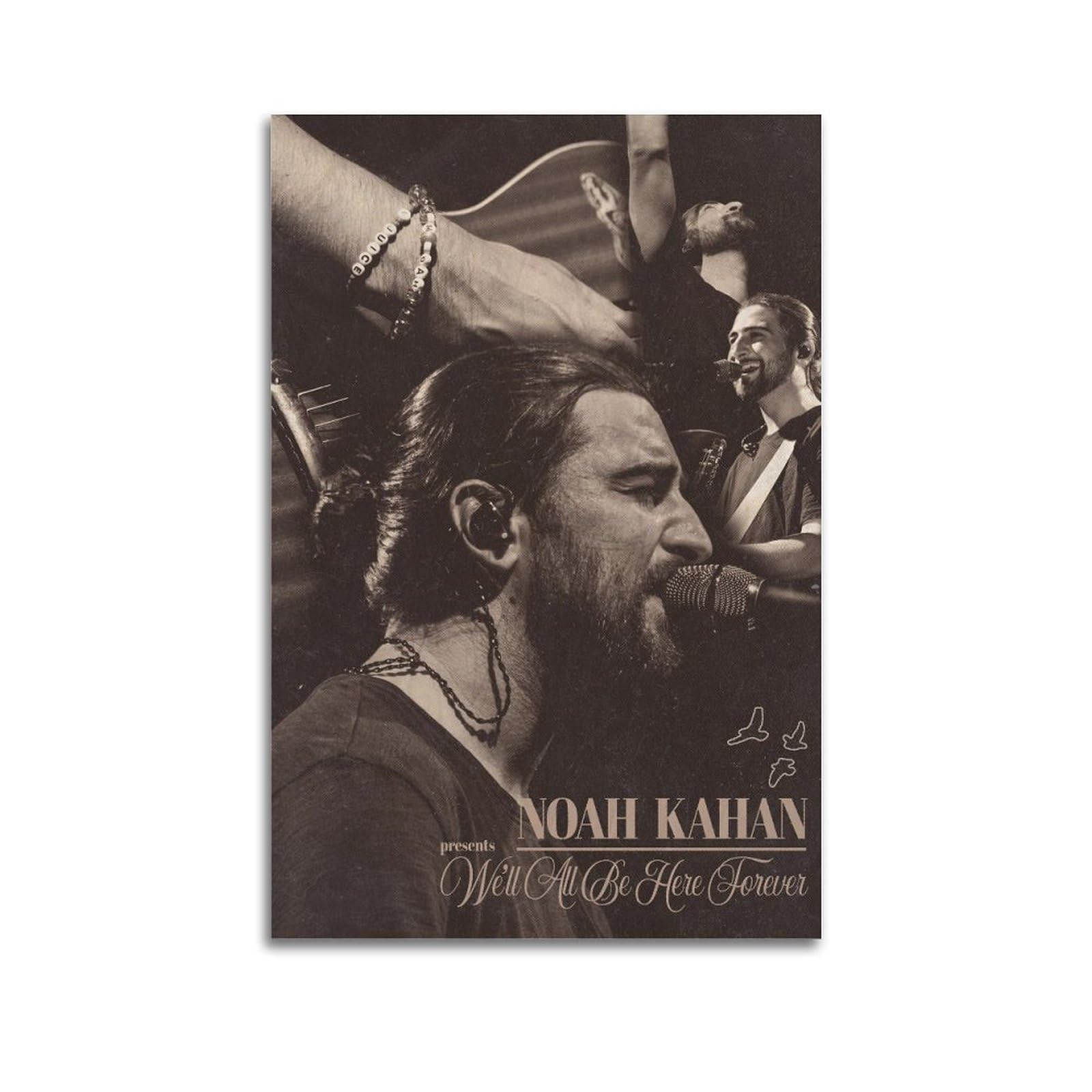 FDRPMHC Noah Poster Kahan Music Canvas Wall Art Decor Living Room Modern Family Bedroom 08x12inch(20x30cm) Unframe-style