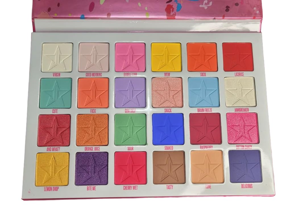 Generic Polet Eyeshadow Palette 24 Vibrant Colors High Pigmented Makeup Palette Matte And Shimmer Glitter Powder Eye Shadow Waterproof Long Lasting Eye Shadow Palette