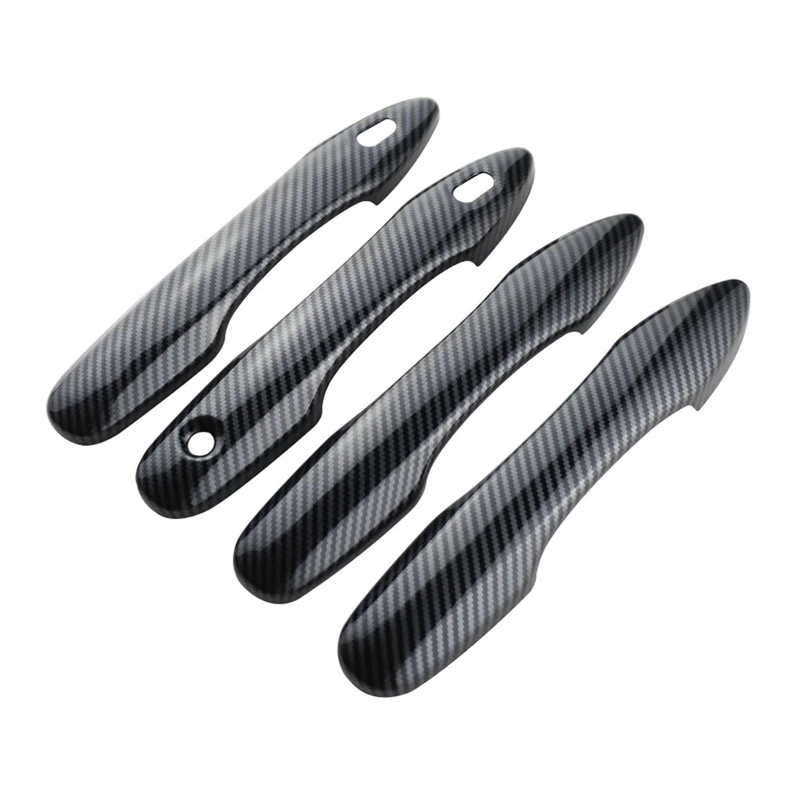 Rcuihgfb Carbon Fibe Door Handle Shell Compatible With Toyota For Corolla For Cross Xg10 2021 2022 2023 2024 Car Door Handle Cover Decoration Sticker Trim Exterior(Carbon Fibe)