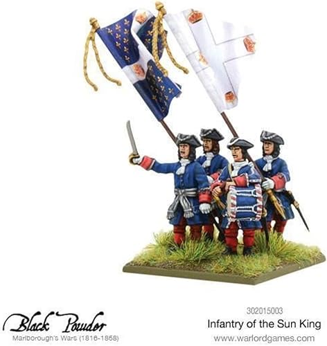 Miniatura 2 de Black Powder Marlborough's War Infantry of The Sun King Military Table Top Wargaming Plastic Model Kit 302015003
