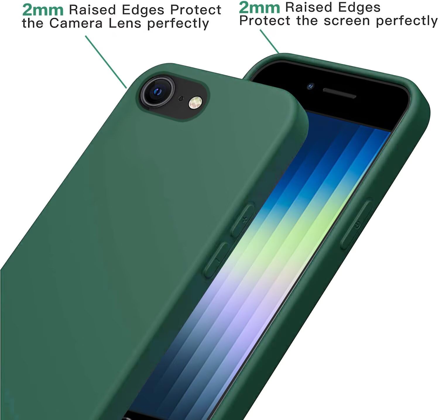 Cover Trasparente con Cordino per iPhone 7 Plus/8 Plus, Custodia con Regolabile Collana per iPhone 7 Plus/8 Plus, [Antiurto] [AntiGraffio