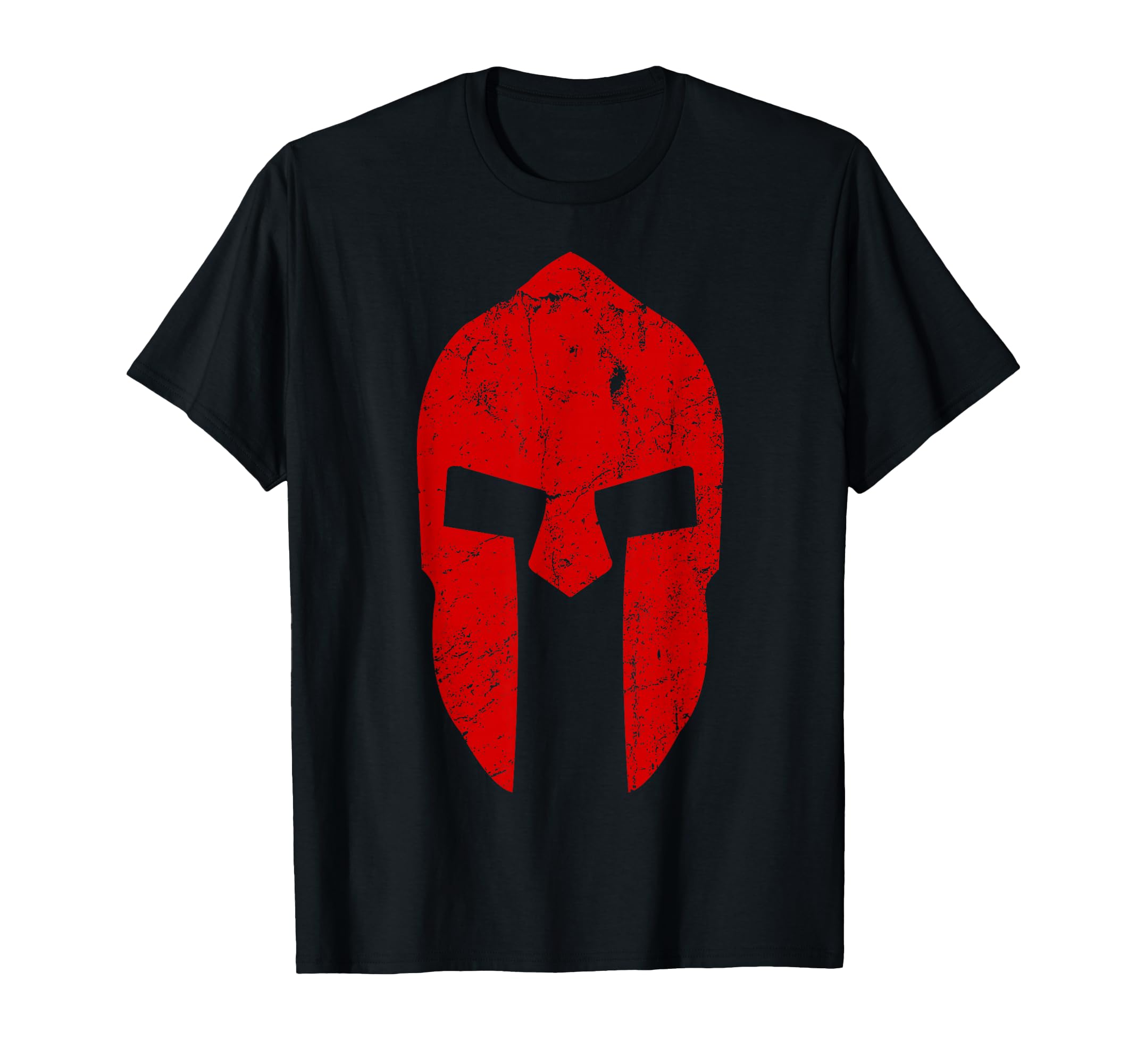 Spartan Warrior Helmet Gym Motivation Sparta Ancient Greece T-Shirt
