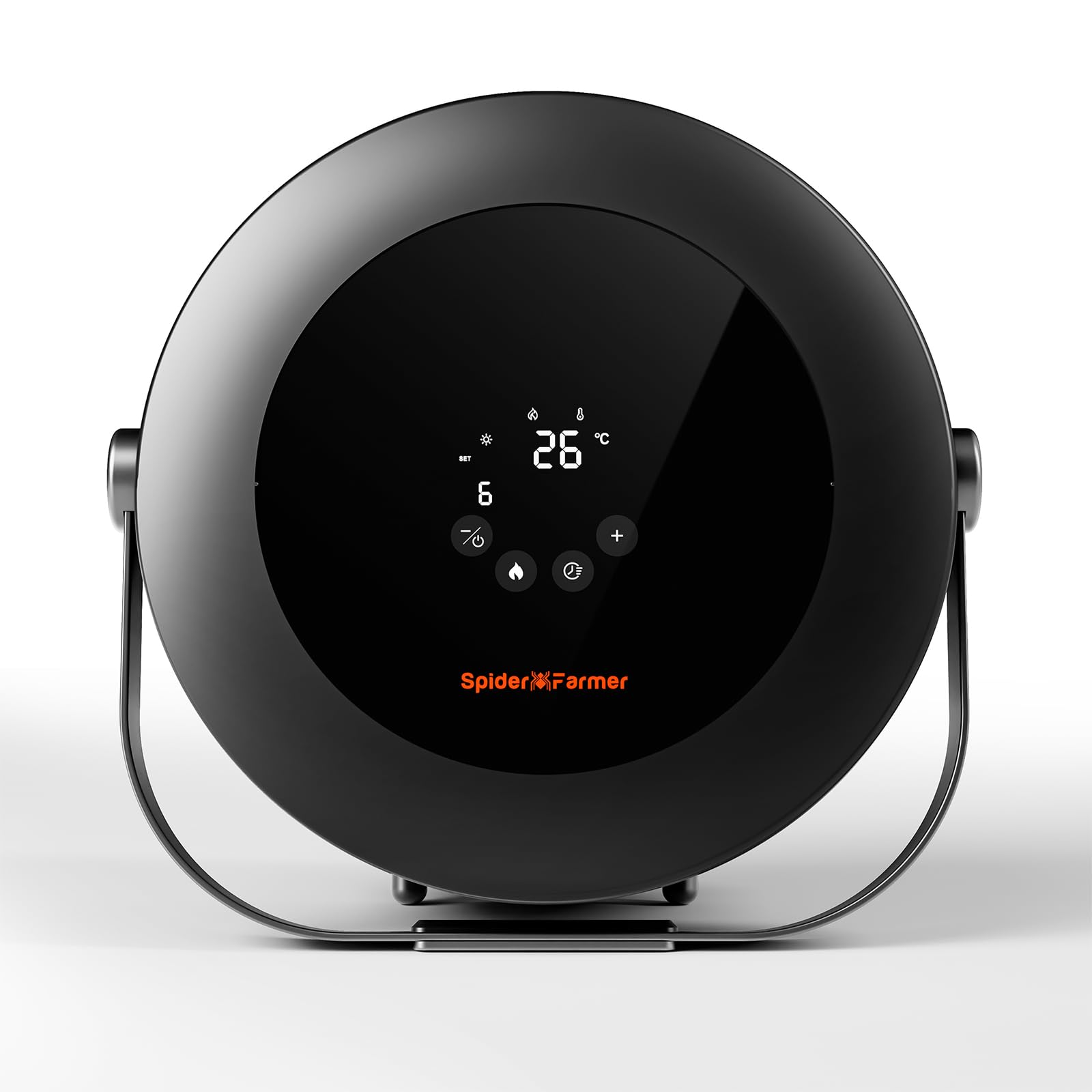 Spider Farmer Chauffage, Chauffage Portable 540w Avec ContrôLe Intelligent De La TempéRature, 4 Modes Et Minuterie 24 Heures, Chauffage Ptc à 10 Niveaux Et Tuyau D'Extension Pour Les Chambres à Couche