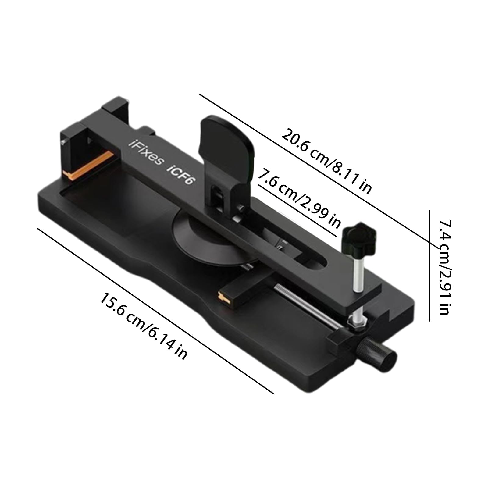 Separatore dello schermo del telefono - Strumento di rimozione LCD universale per telefoni cellulari, kit di di riparazione ergonomico, lega di metallo, dispositivo compatto ad alta stabilità |