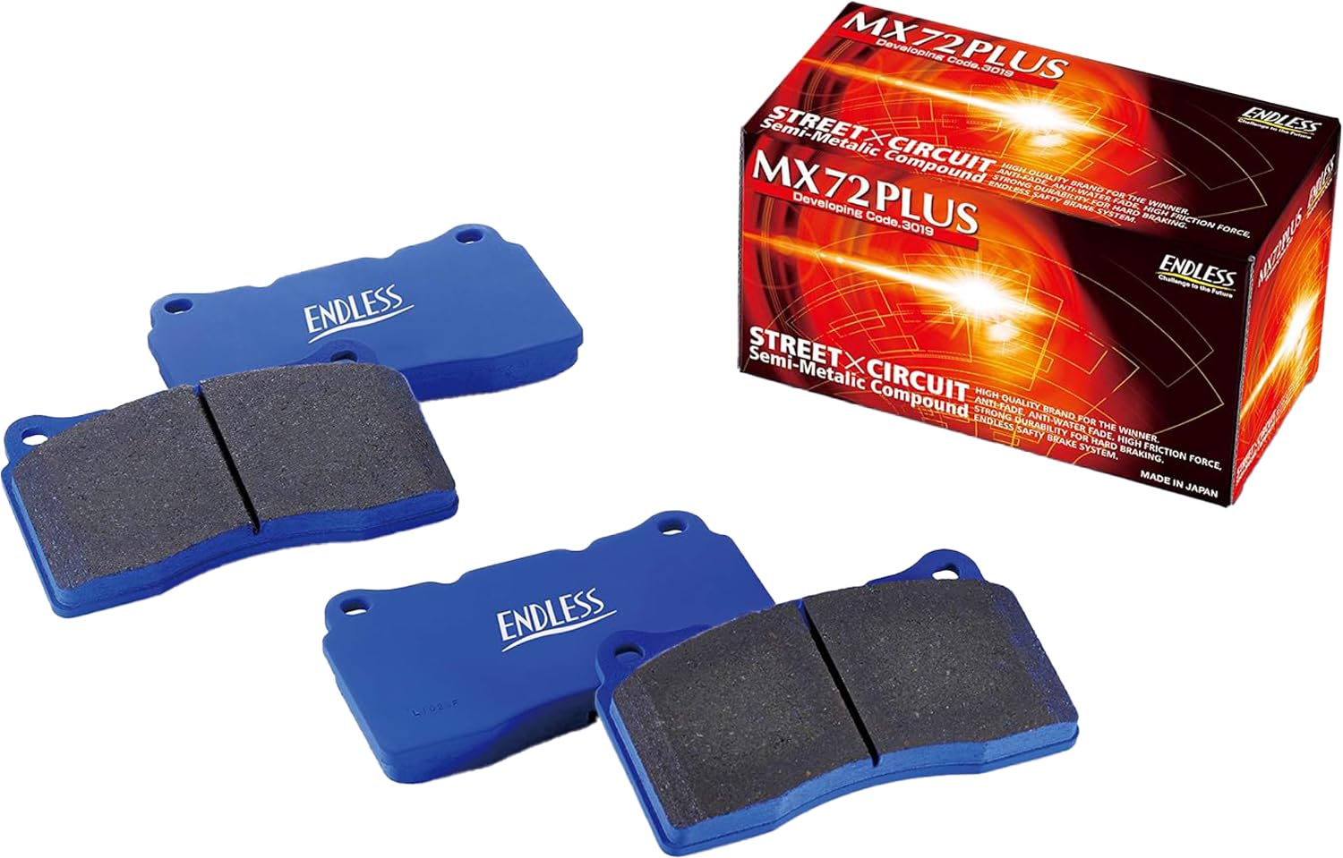 ロードスターND ENDLESS MX72 PLUS フロント　　非ブレンボ車 ロードスターND ENDLESS MX72 PLUS フロント 非ブレンボ車 ENDLESS