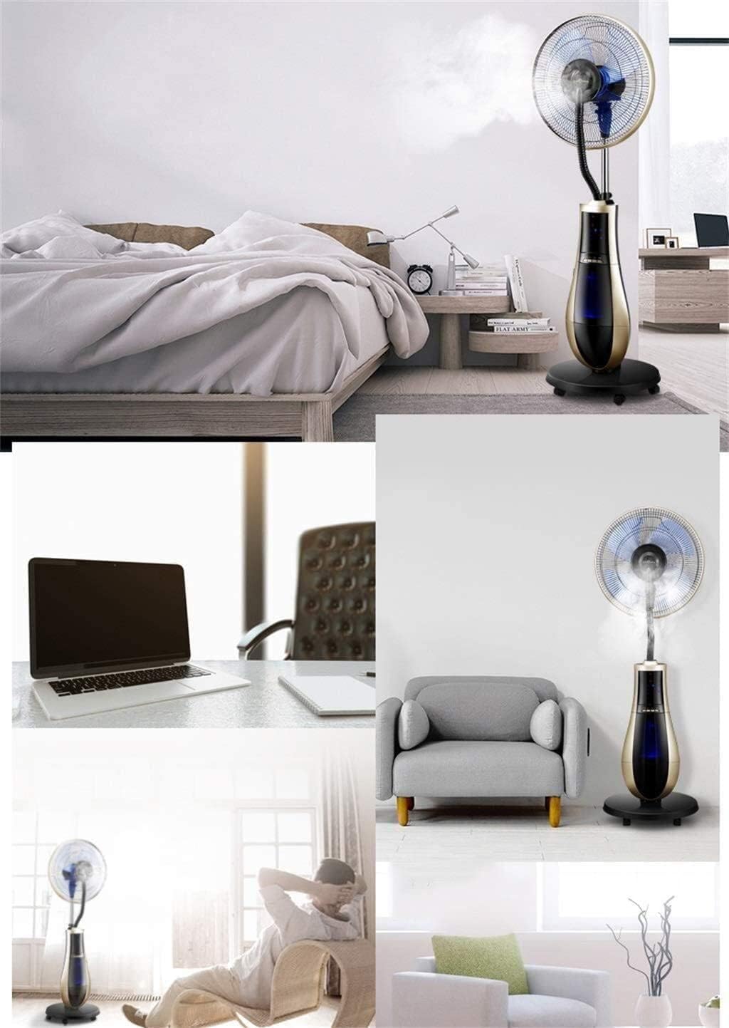 Powerful fan Factory Building Spray Fan Add Water Cooling Misting Electric Fan Remote Humidification Fan Ideal For Outdoor Use