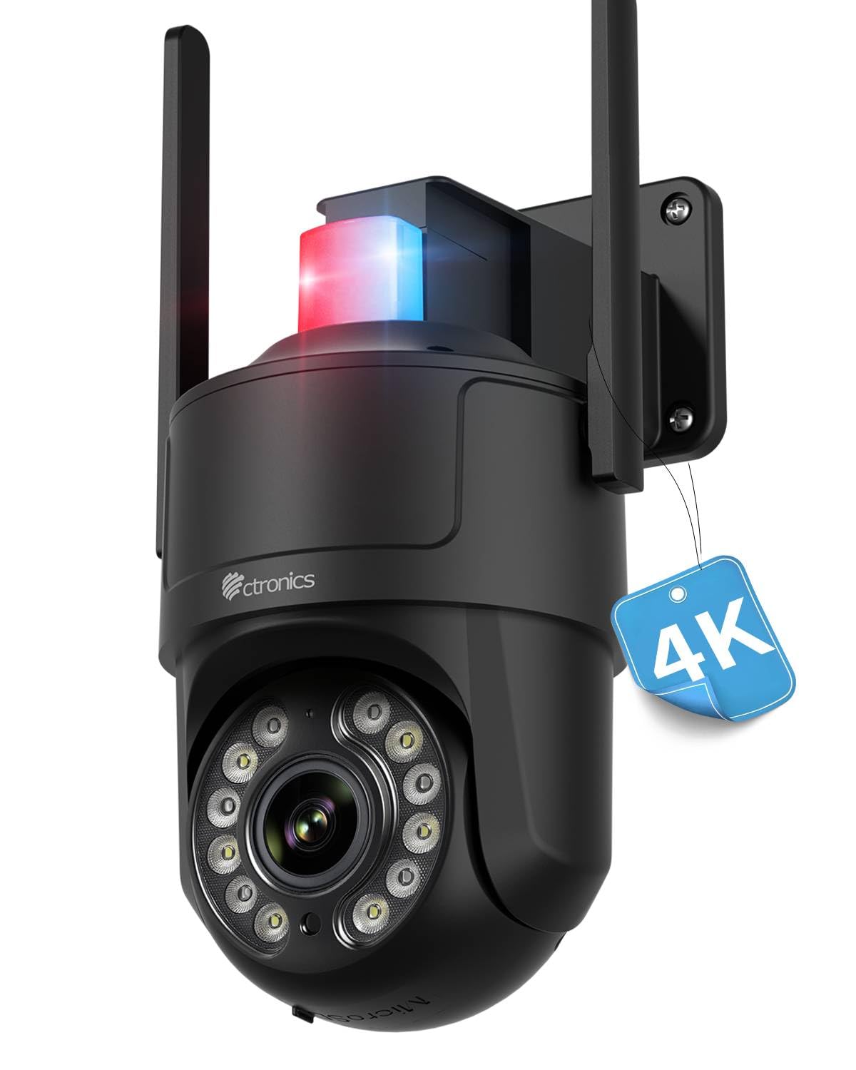 Amazon.co.jp: Ctronics 4K 防犯カメラ 屋外 自動追尾 屋外監視カメラ