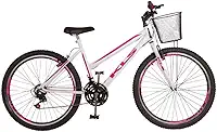Bicicleta Feminina Sport Gold Aro 26 Freio V-brake MTB 21 Marchas Kls