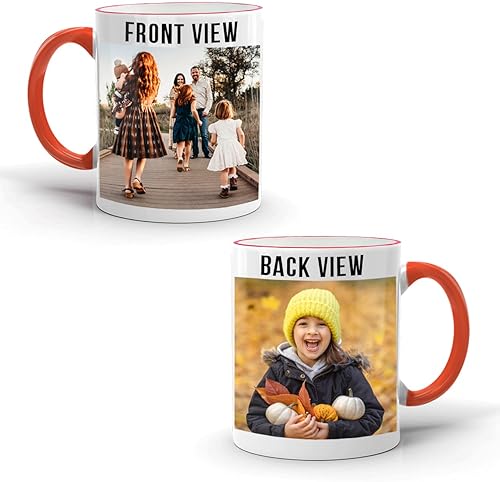 Miniatura 51 de Taza de café personalizada, regalo personalizado, taza de cerámica con foto, imágenes o texto, novedad de tazas personalizadas, perfecta para Borde