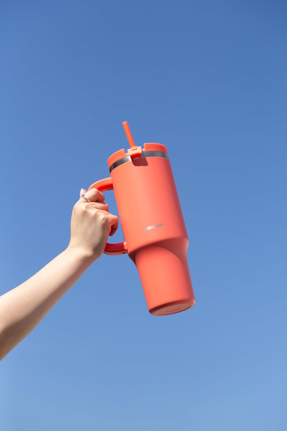 Copo Térmico com Canudo Streeterville 1,18L - Coral