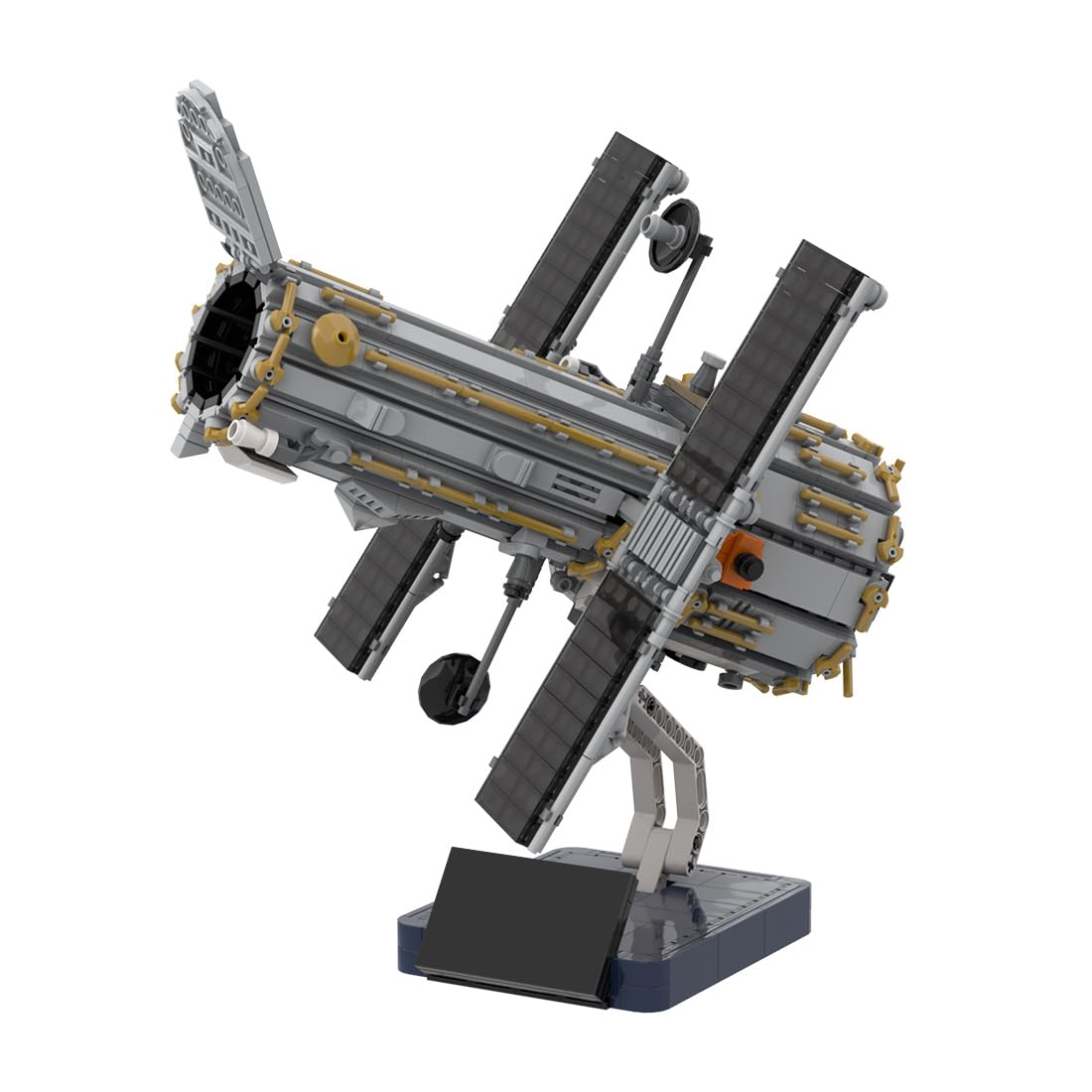 MOC-105060 zestaw do montażu słynnych amerykańskich teleskopów kosmicznych, modele zabawek o tematyce kosmosu, kreatywny model rakiety kolekcjonerskiej do ekspozycji (1206 elementów)