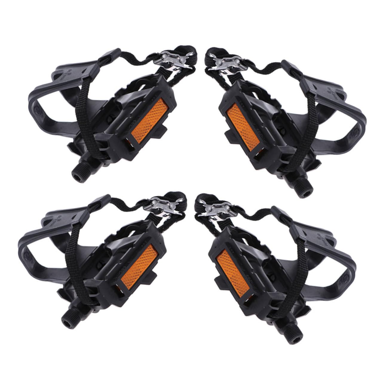 2 Pares Correas Ajustables para de Bicicleta Nylon Antideslizantes para Ciclismo Gimnasio y Outdoor Correas Resistentes para Seguridad y Comodidad Pies Accesorios