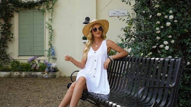 coastal casual dress Watch Summer Dresses Beach Tank Loose Sundress Pocket 939 on Amazon Live 25DRESS Mini Little Black Dresses pc prepack Style #:SUM26179
