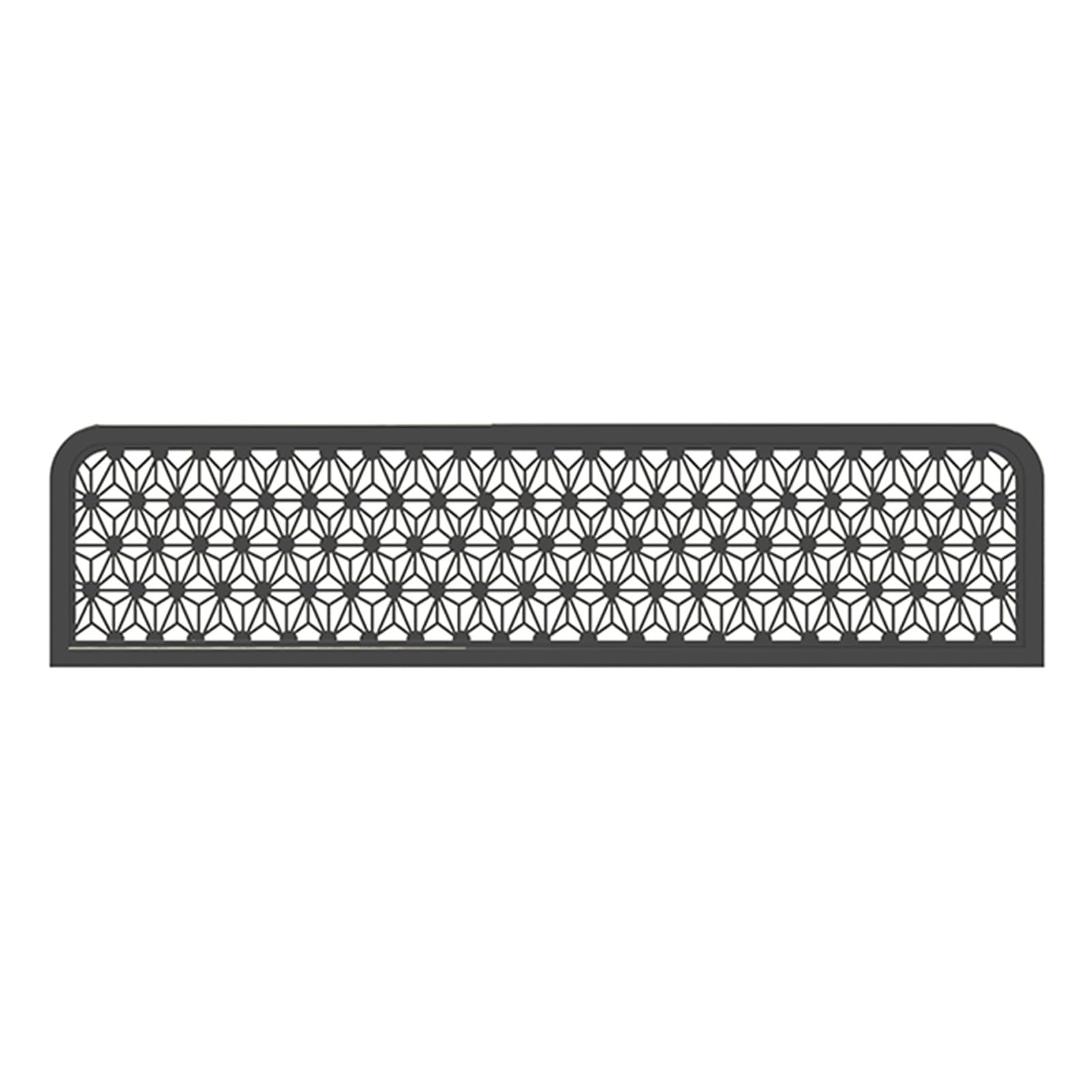 KLGFBDC Dividers For Dining Areas, Semi-privacy Dining Space Decorative Partitions, Ironwork Restaurant Hotel Countertop Raised Divider, 30cm Low Screen (Color : Black-A, Size : 70cm)