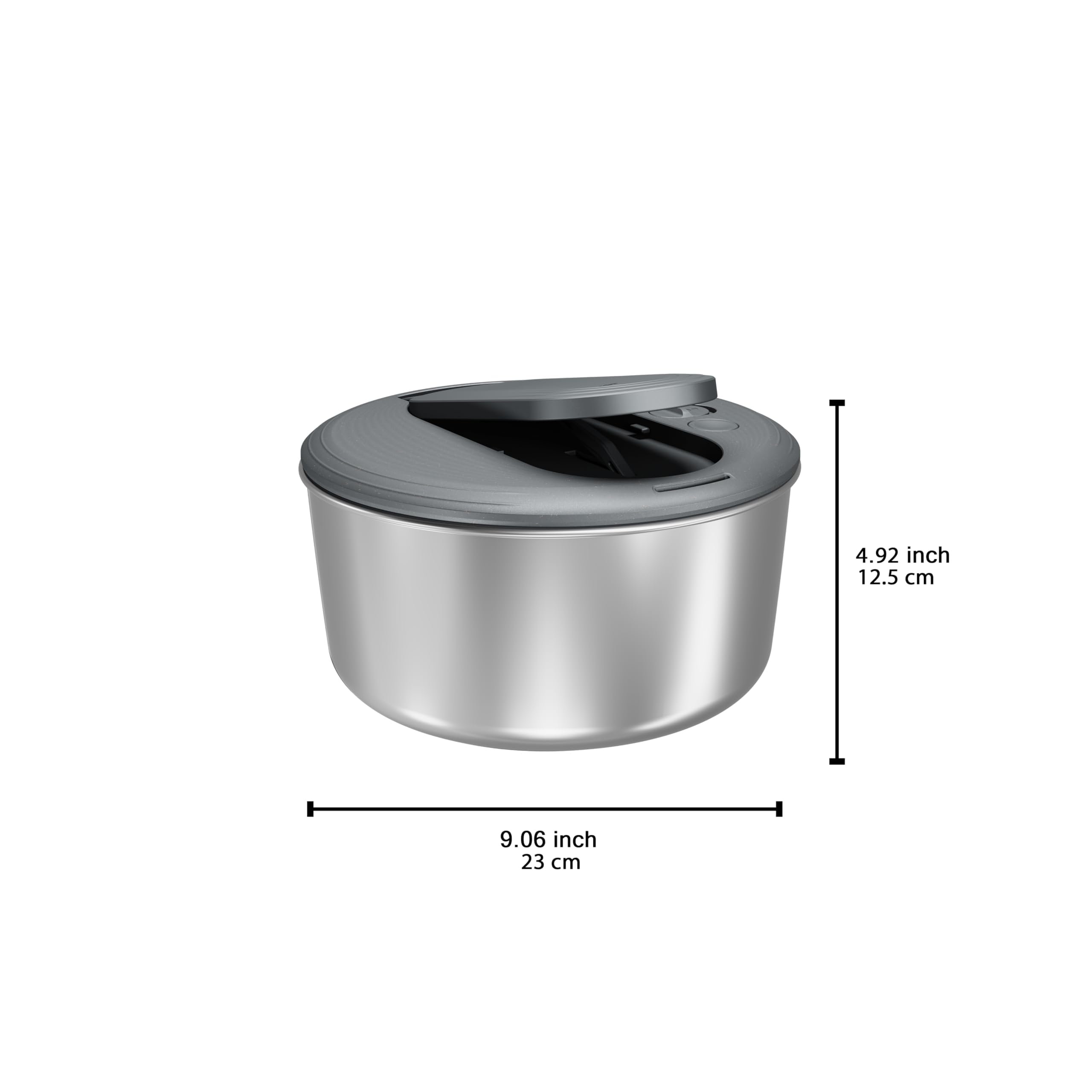 Zyliss Swift Dry Salatschleuder Edelstahl Klein – Bild 8