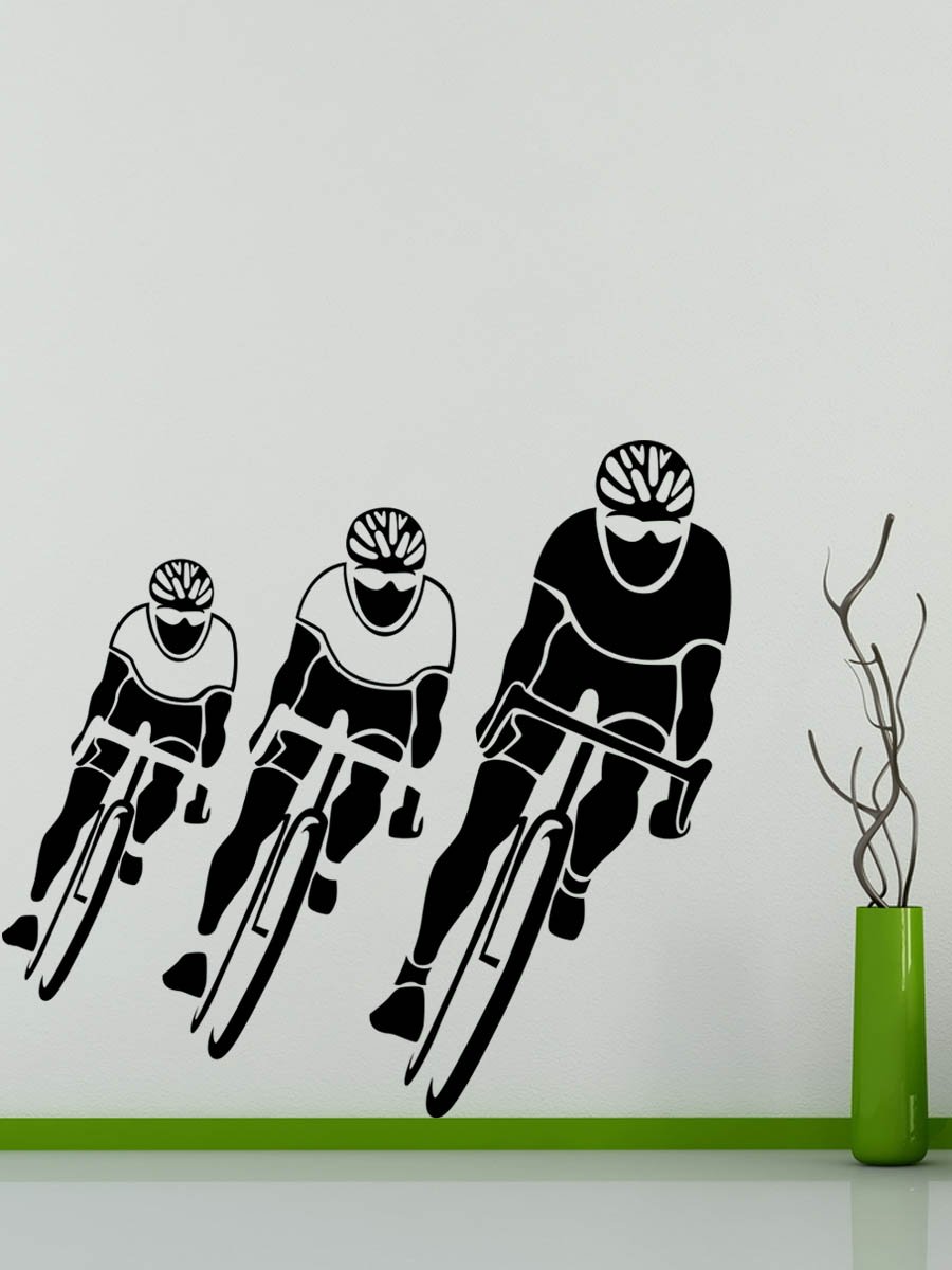 Trends on Wall Cycling Race_1 Wall Decal (66 cm x 60 cm)