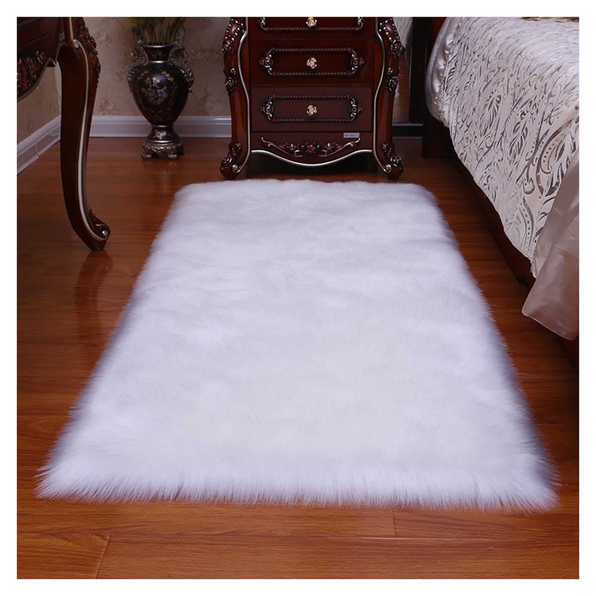 Tapis rectangulaire pour chambre d'enfants décoration peluche