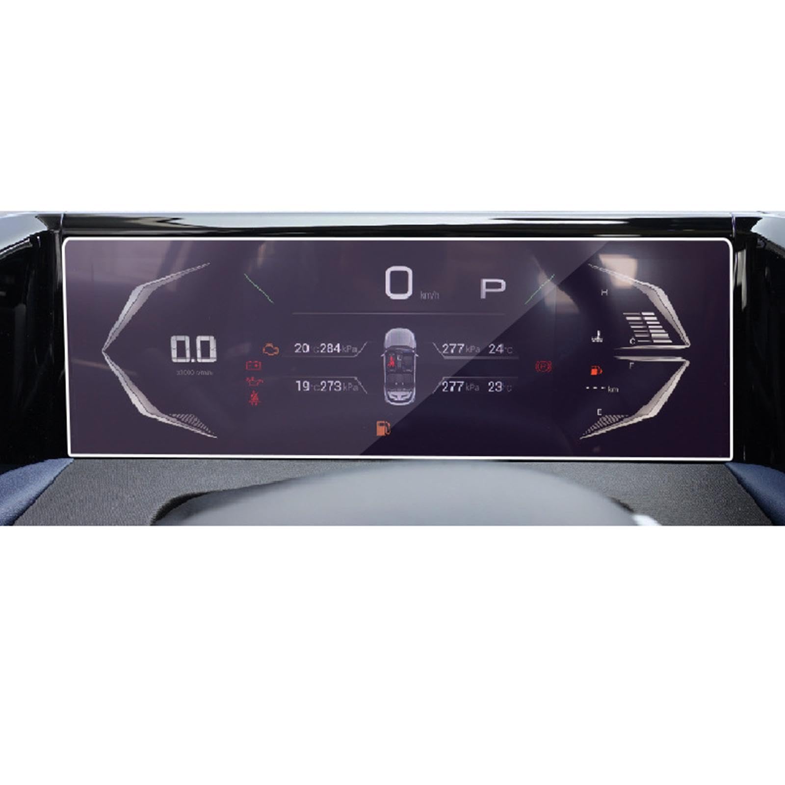 Film protection écran pour GAC GS3 verre trempé navigation GPS et tableau de bord 2023-2024