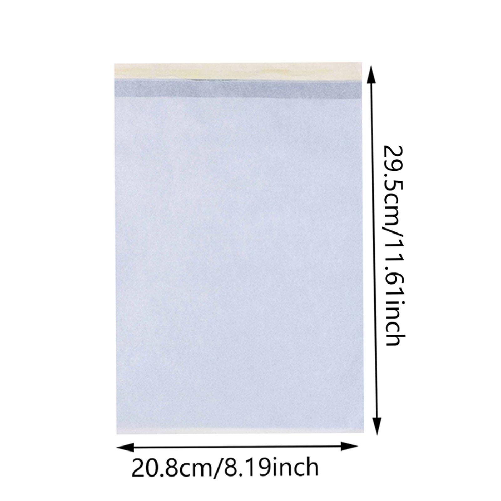 Lot de 100 feuilles de papier carbone pour tatouage - 4 couches - 21 x 29 cm